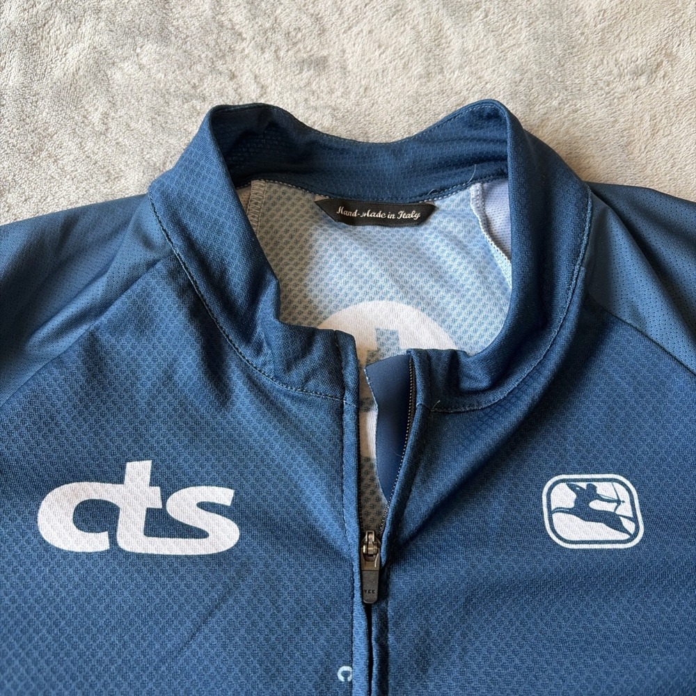 Giordana Women's Blue Cycling Jersey Shirt Size XL Zip - Picture 2 of 7